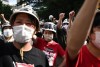 تظاهرات ژاپنی‌ها در اعتراض به سفر بایدن