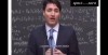 رو دست زدن نخست وزیر کانادا به یک خبرنگار+فیلم