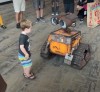 لذت و حیرت کودکانه ی رویارویی با ربات+فیلم
