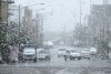 ببینید| بارش برف سنگین در همدان